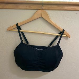 {Motherhood Maternity} Black Nursing Sports Bra